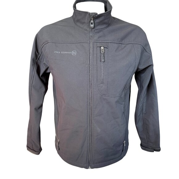 Free Country long sleeve zip up soft-shell fleece lined jacket windbreaker small - Picture 1 of 13
